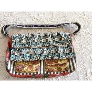 Matilda Jane Patchwork Messenger Shoulder Bag Crossbody Shoulder